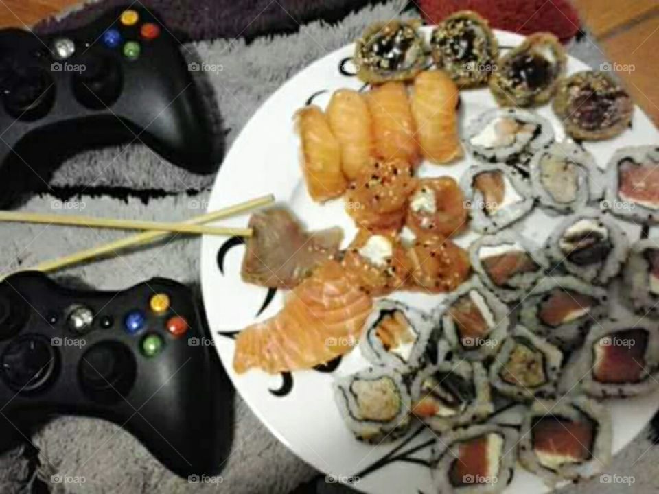 sushi vídeo game 😍😍