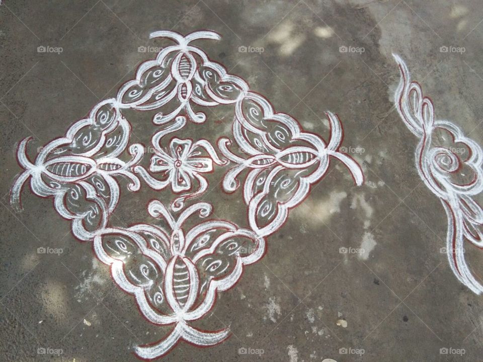 Indian culture Desi rangoli