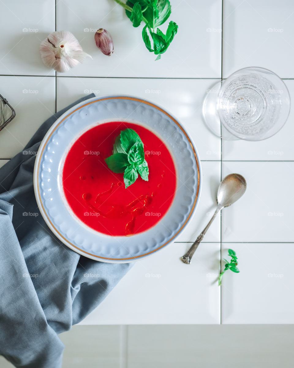 summer tomato soup