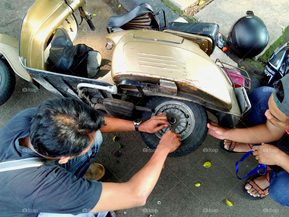 Repairing the wheel