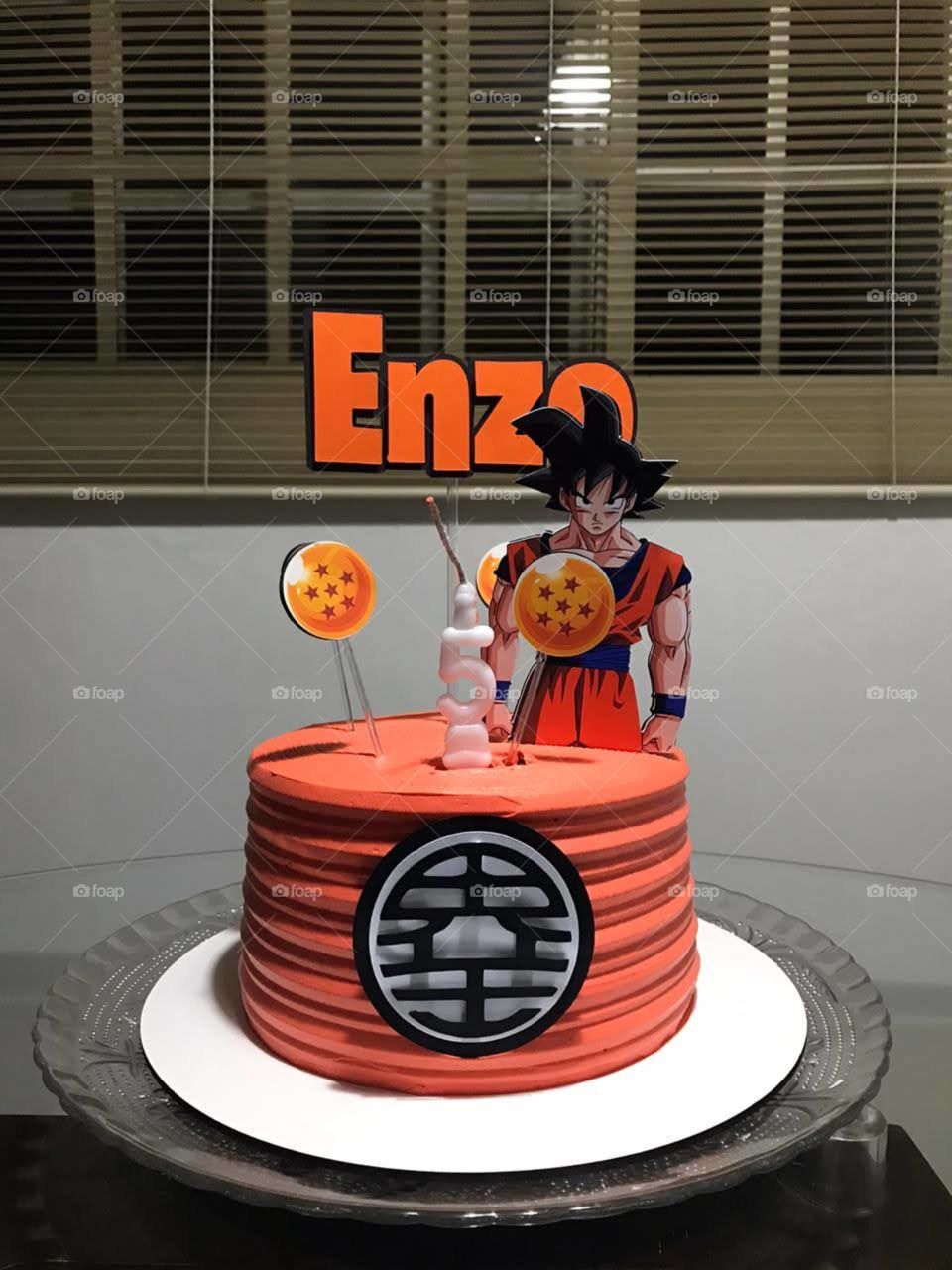 dragon boll z birthday cake