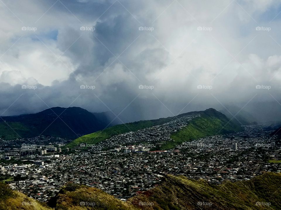 Storm in Oahu