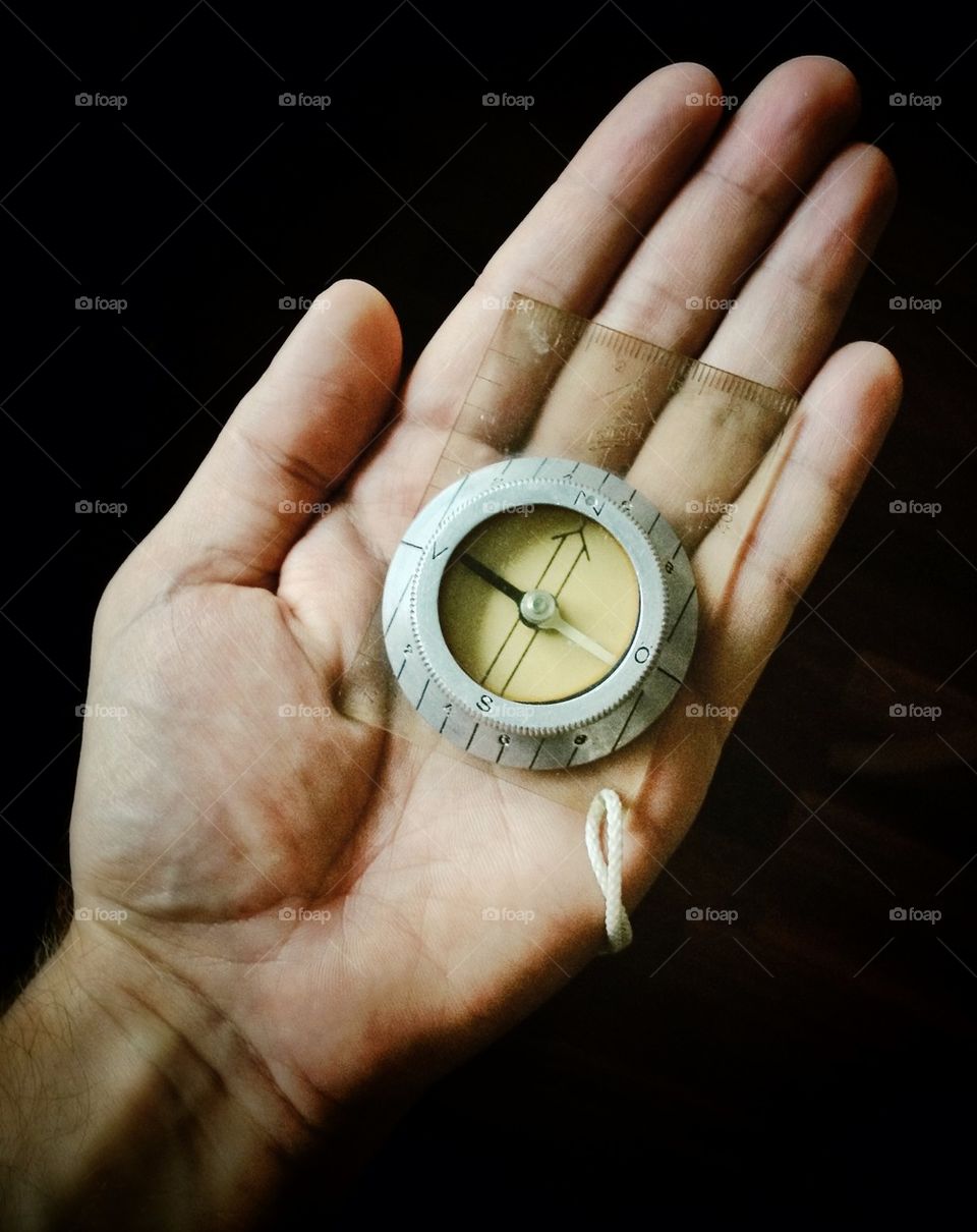 Navigating with old compass