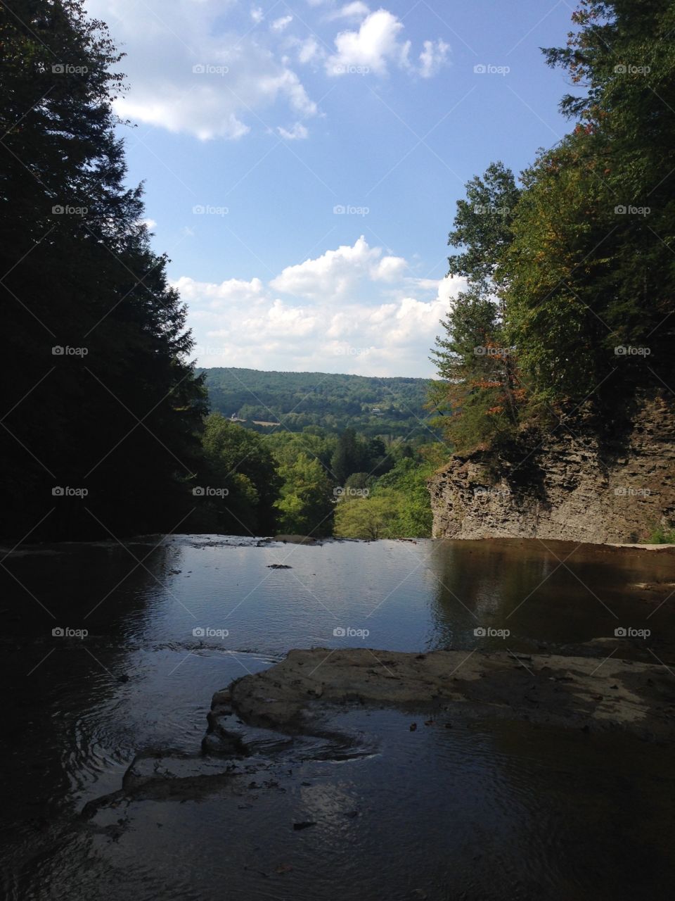 Top of the waterfall 