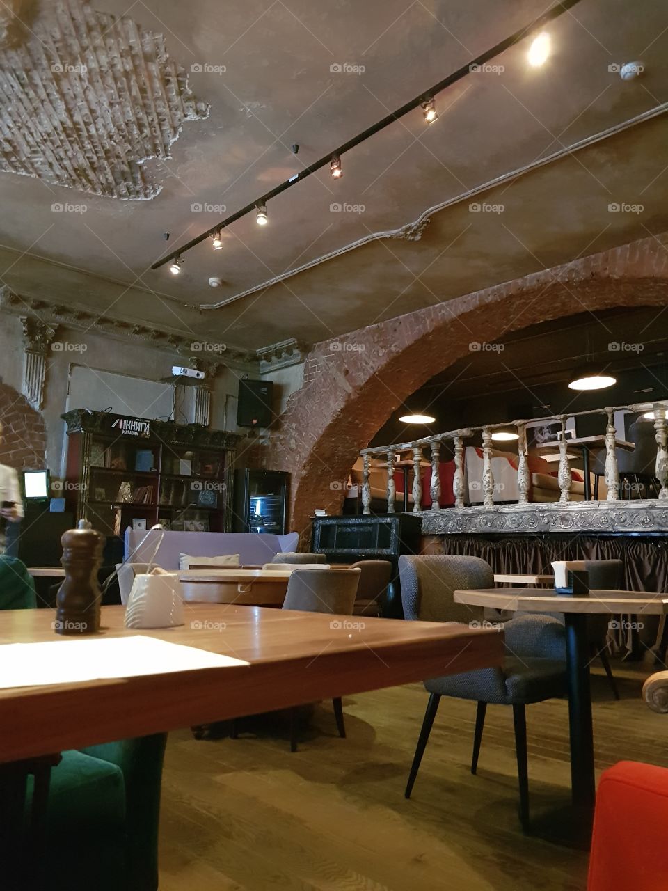 Design of an interiors cafe