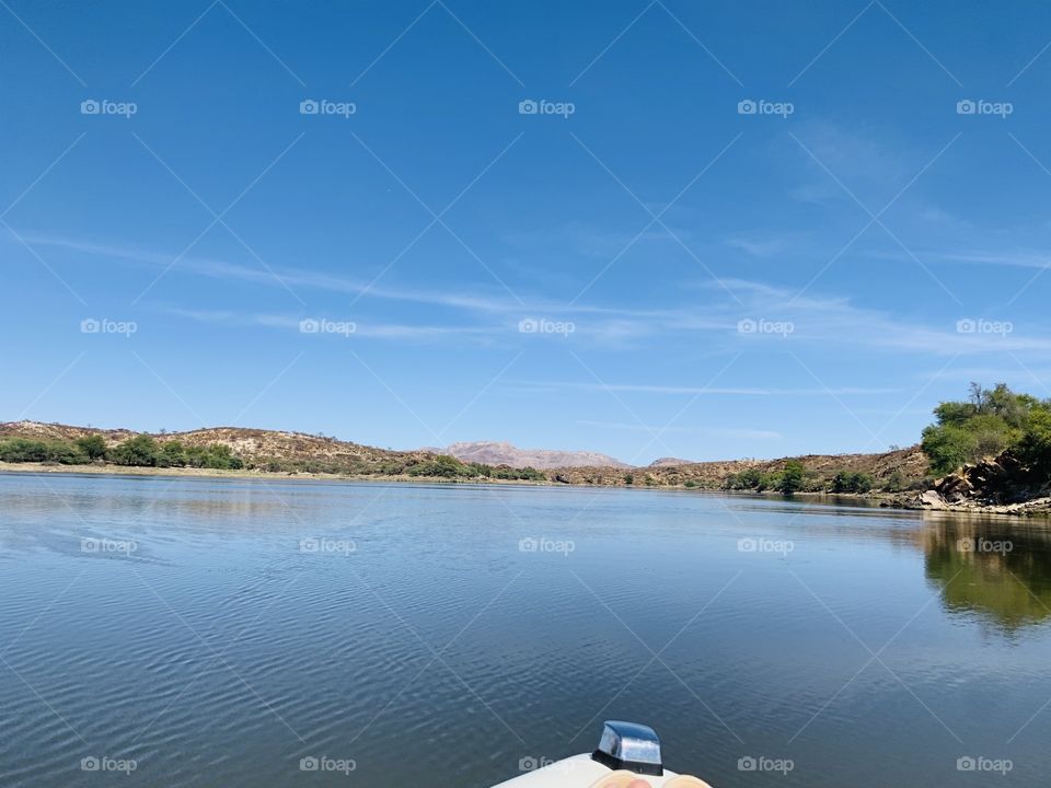 Beautiful landscape from the water