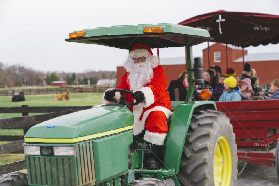 Santa and Sleigh 