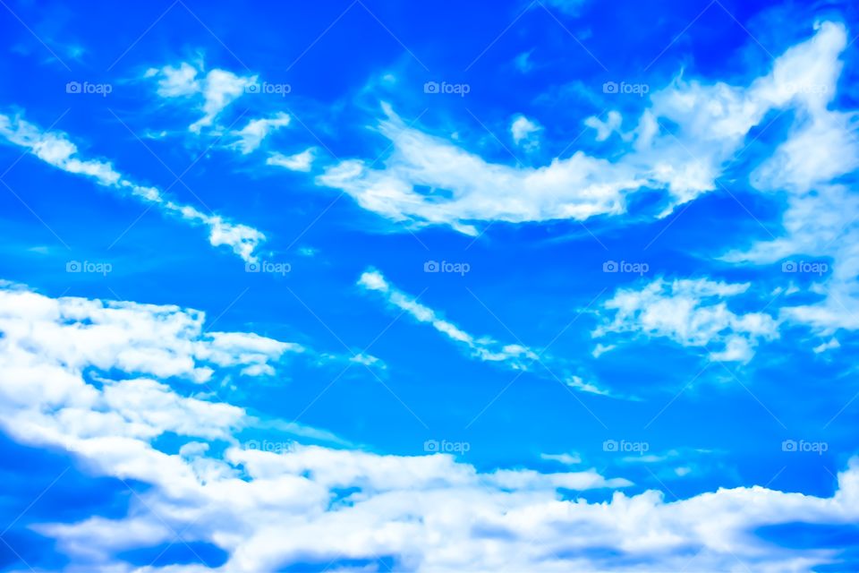 Natural blue sky