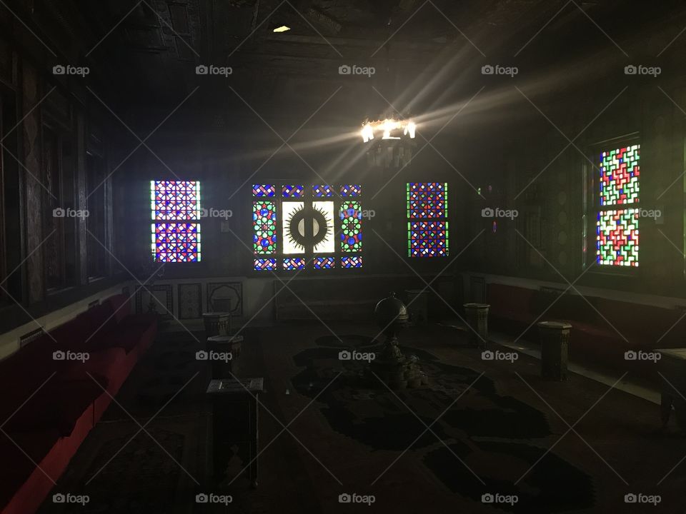 A room in Mohamed Ali Palace, Egypt