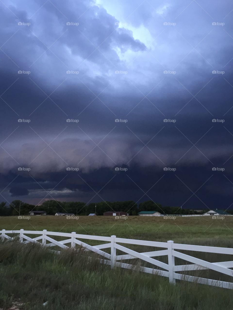Oklahoma storm clouds