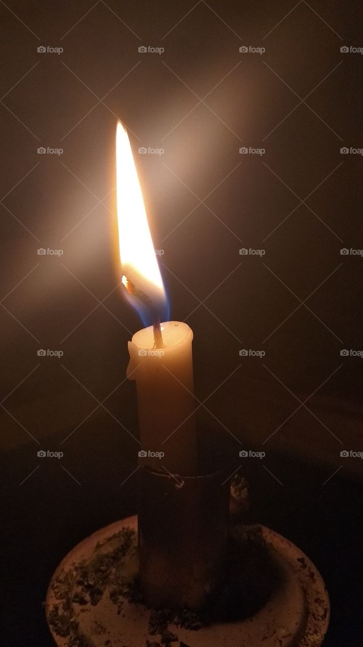 fire in the dark