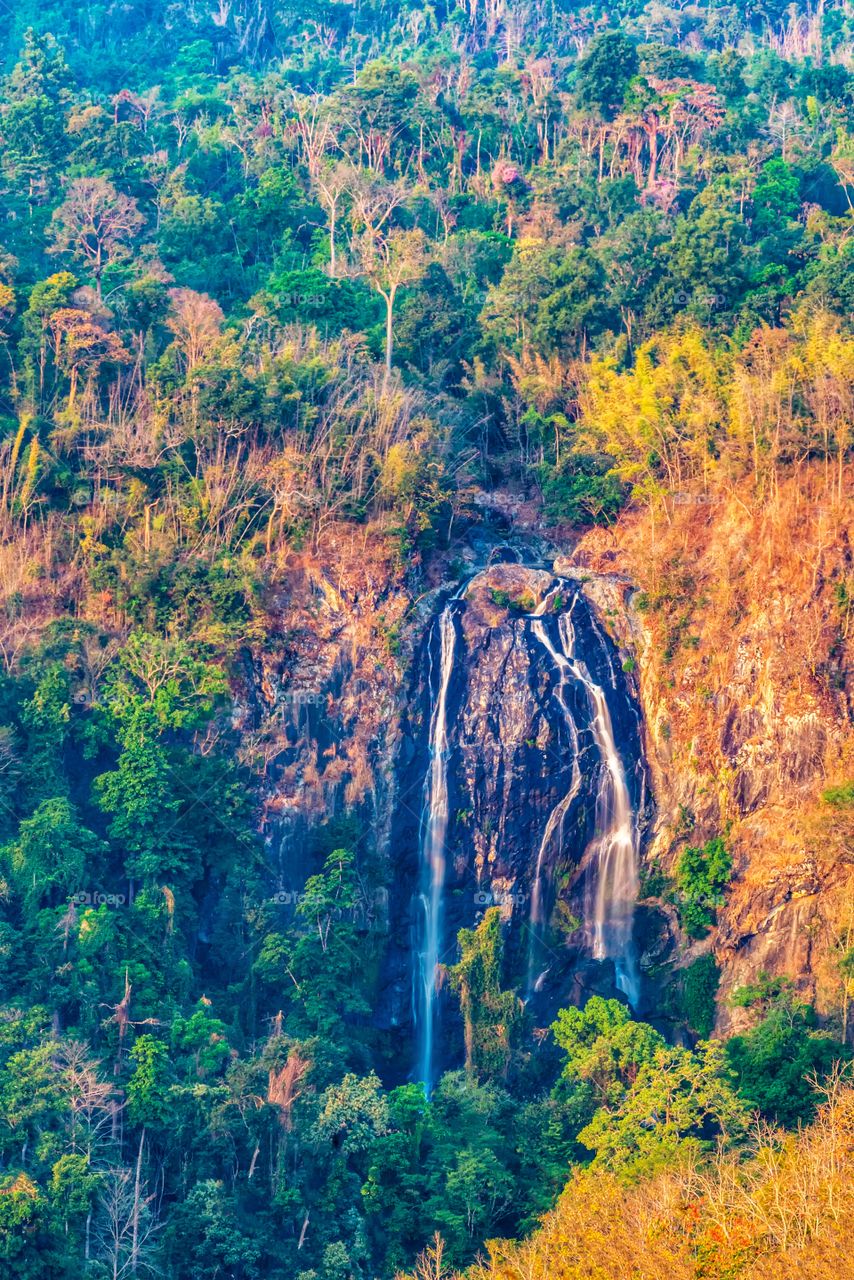 Beautiful waterfalls in Thailand