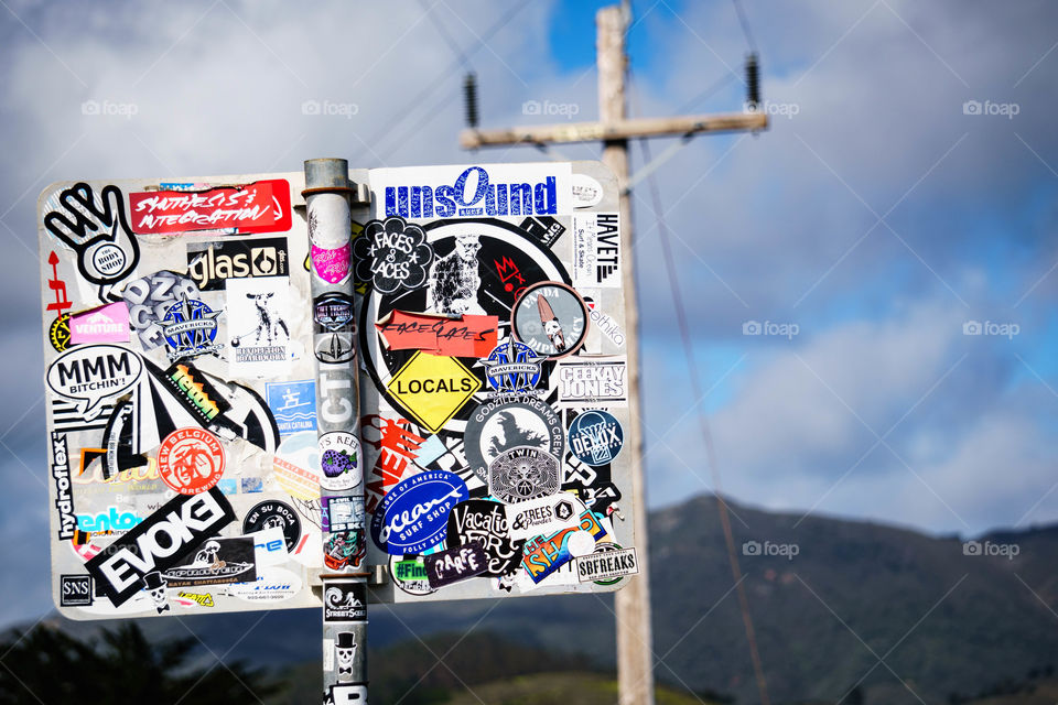 Surfer's Sticker Bomb