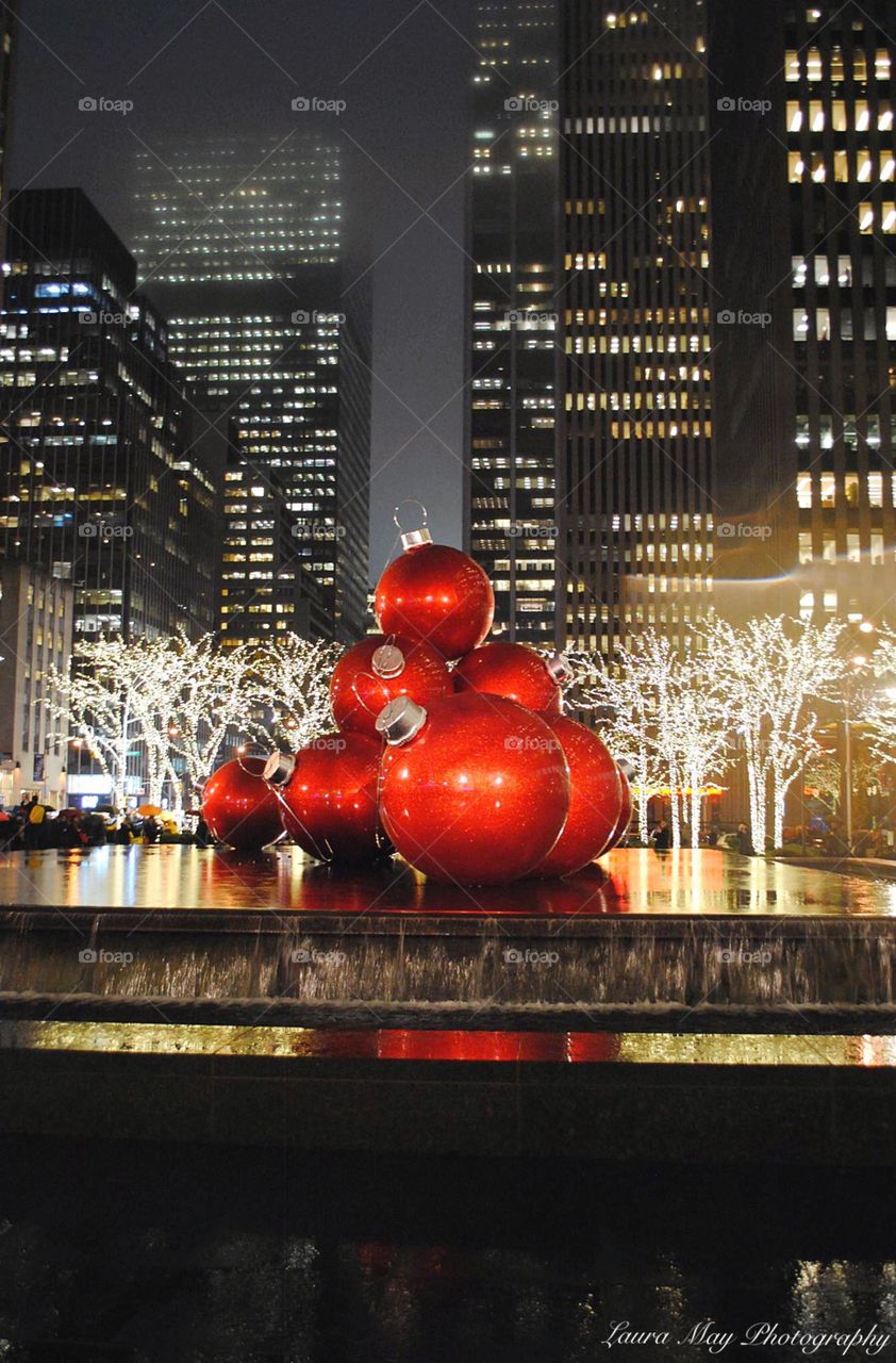 Christmas in New York City.