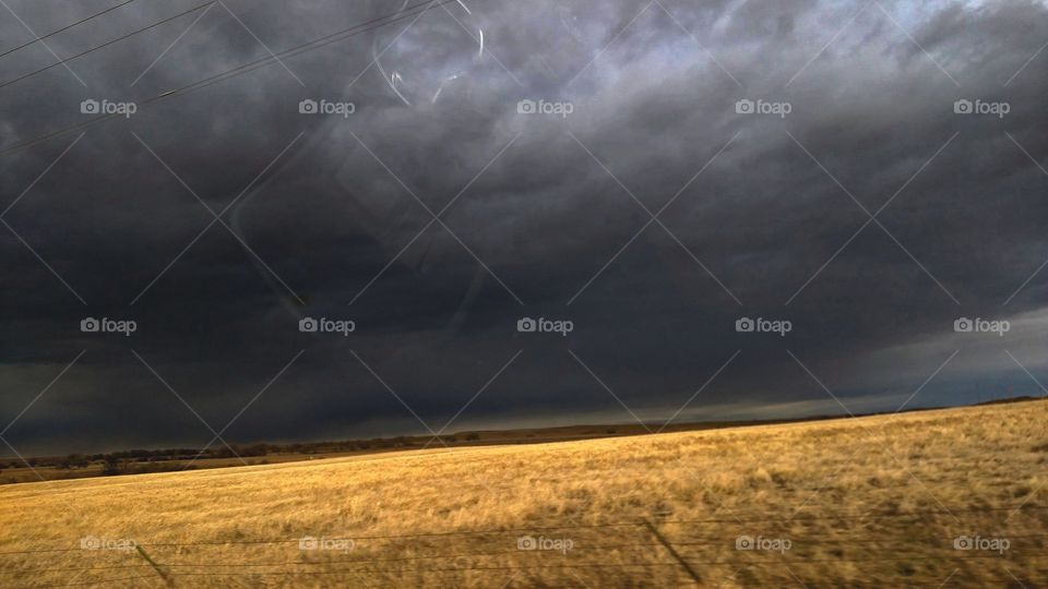 Prairie thunderstorm