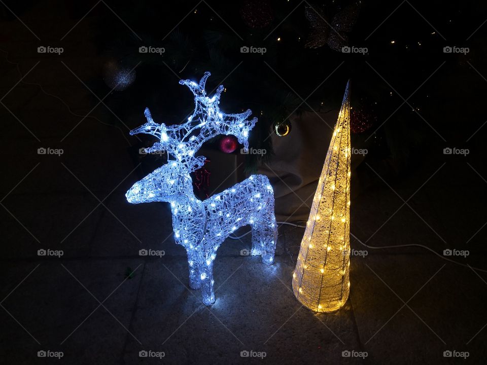 Christmas Lights, Castelo de Vide, Portugal