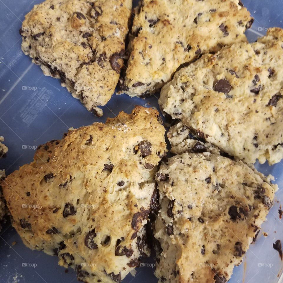 Chocolate chip scones