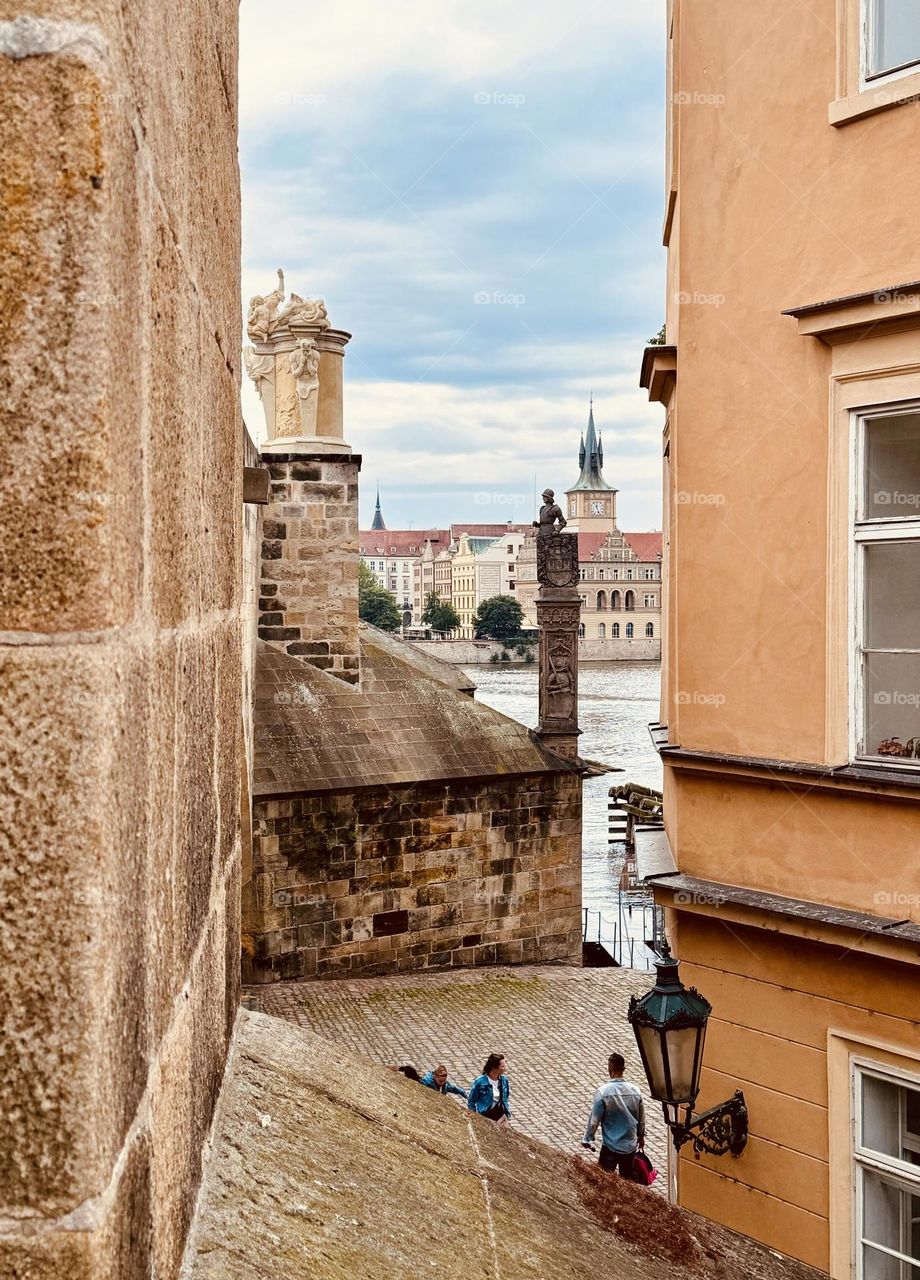 Old town view from Charles Bridge