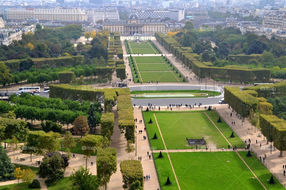View of Paris from Eiffel Tower