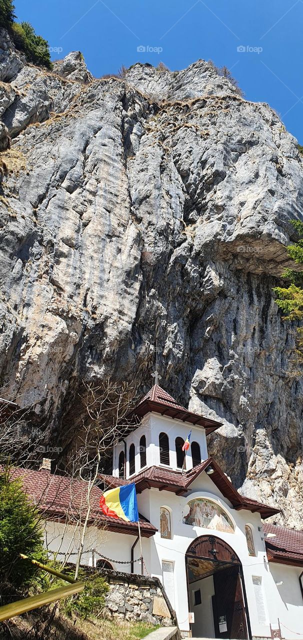 The Monastery at the shadow of mountains