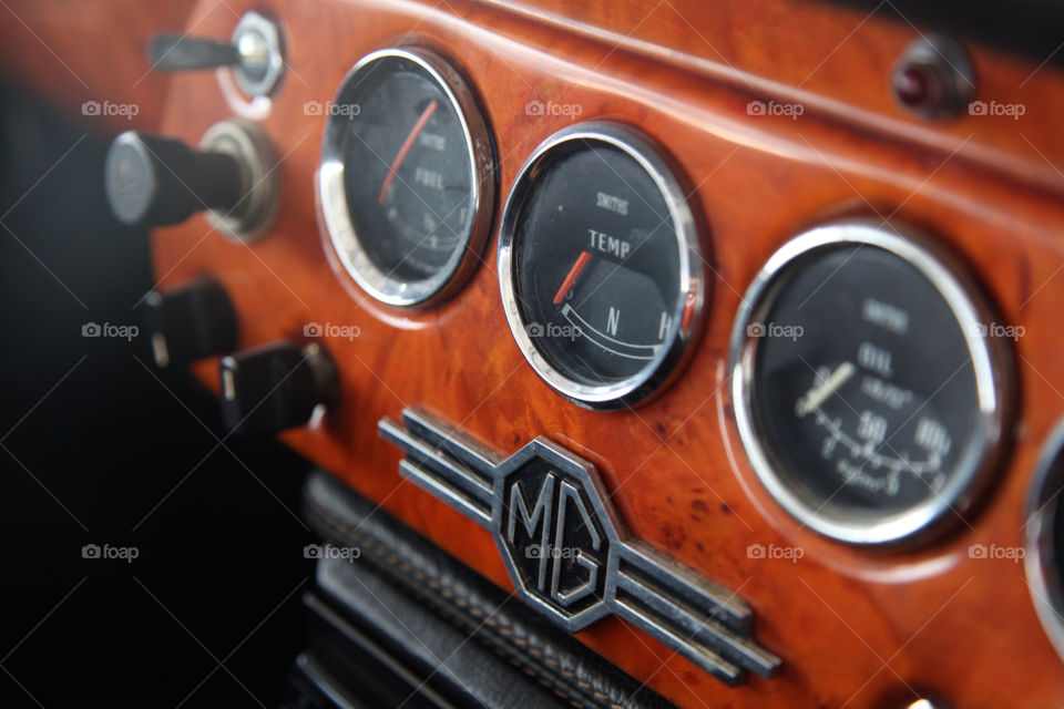 car classic mg automobile by piboon