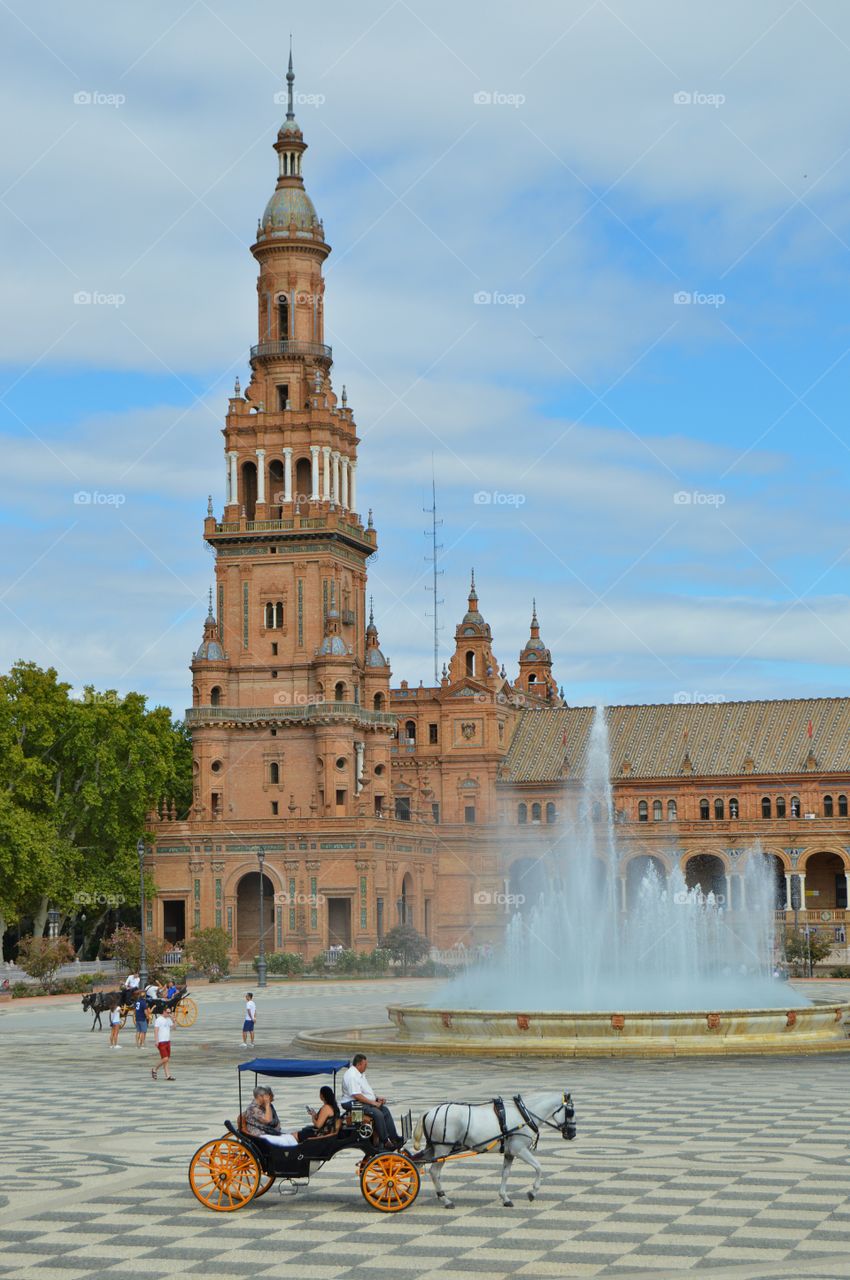 Plaza de España, Sevilla, Spain.