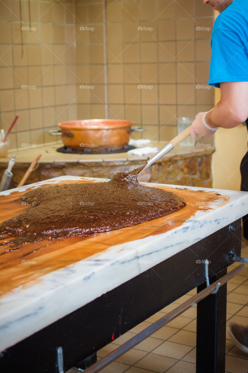 Making Homemade Fudge at a Fudge Shop at Rock City 6