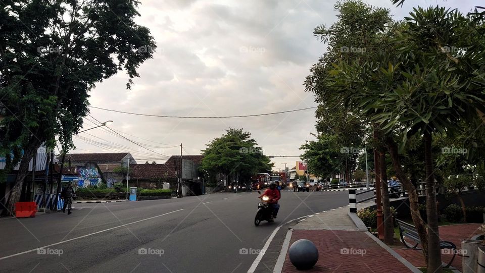 tikungan jembatan Brawijaya Kediri