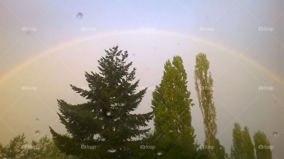 faint rainbow