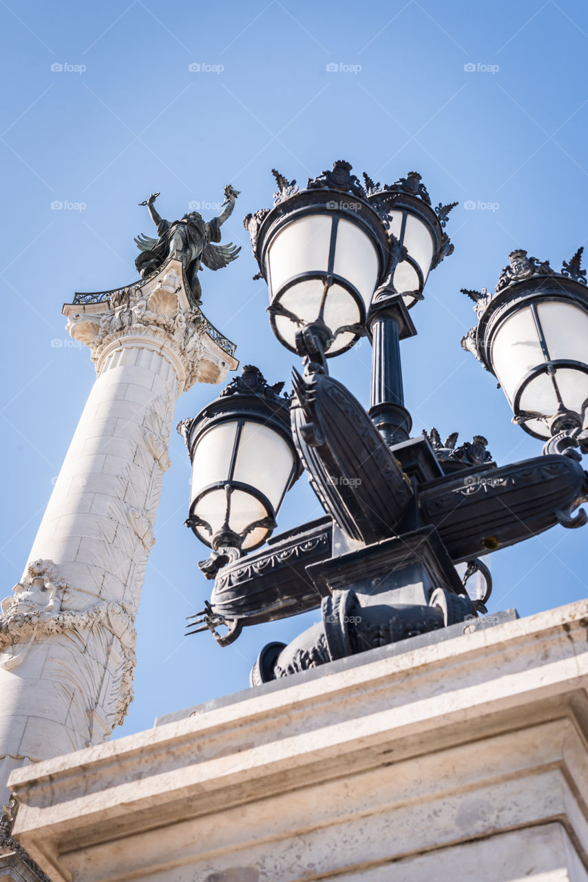 Place of the Quinconces in Bordeaux 