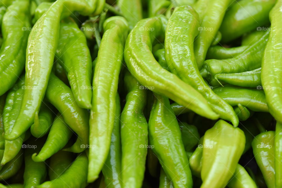 fresh food at the market colourful sellers place vegetable fruitgreen pepper green paprika