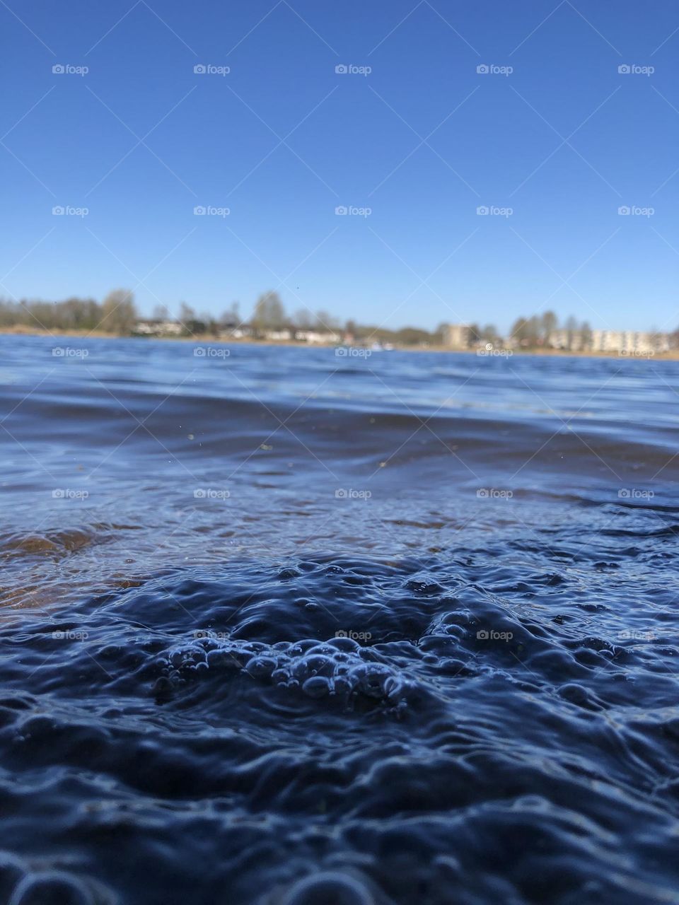 My main objective was to capture the water and its movement. I think this picture certainly does just that. I love how the water forms bubbles as tiny waves crash into the sand.