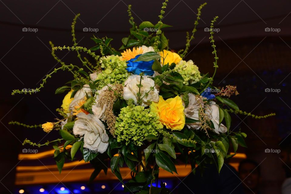 Awsome table decorations closeup