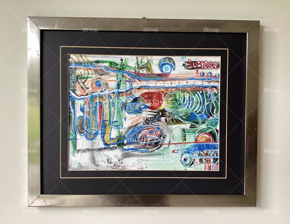 Tema abstracto para una pintura excelente de buena calidad arte pop que deja un colorido espectacular en cada rincón de la casa 