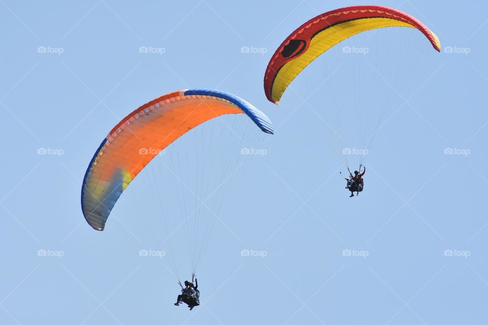 Paragliding is the recreational and competitive adventure sport of flying paragliders