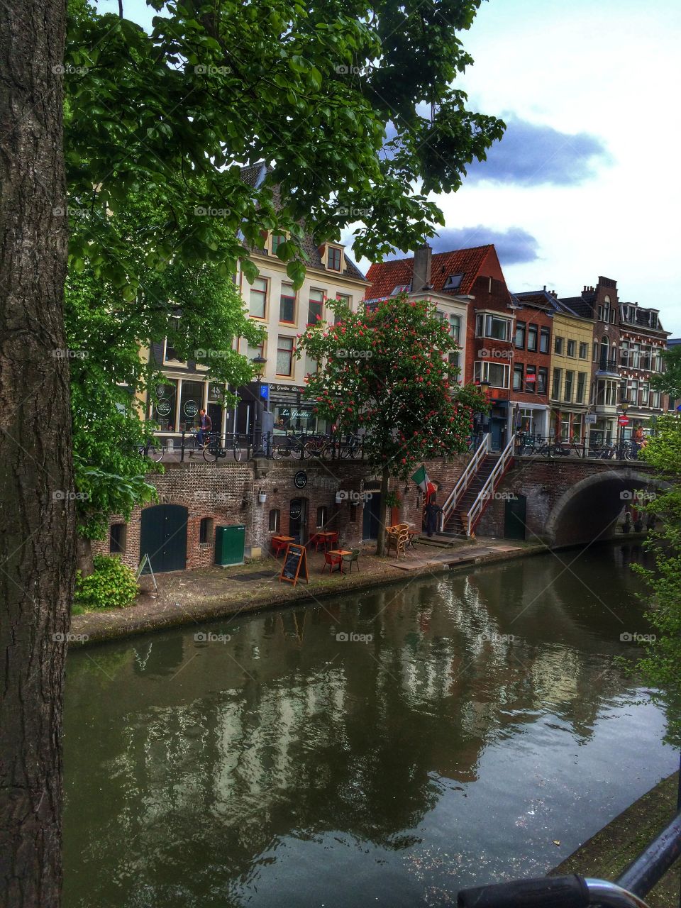 Utrecht canal. Utrecht canal
