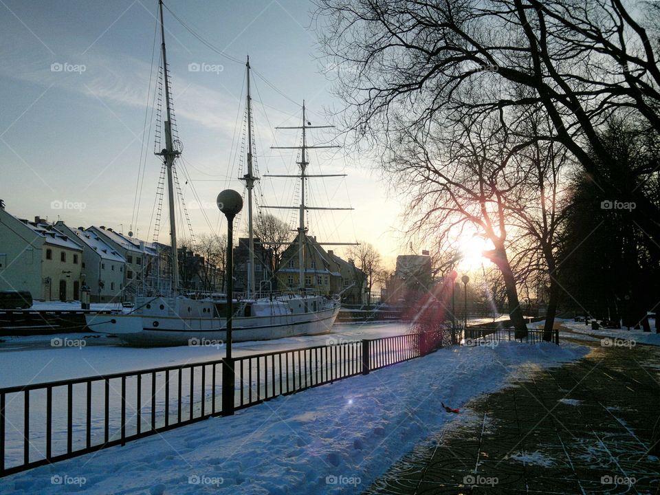 morning in the old town