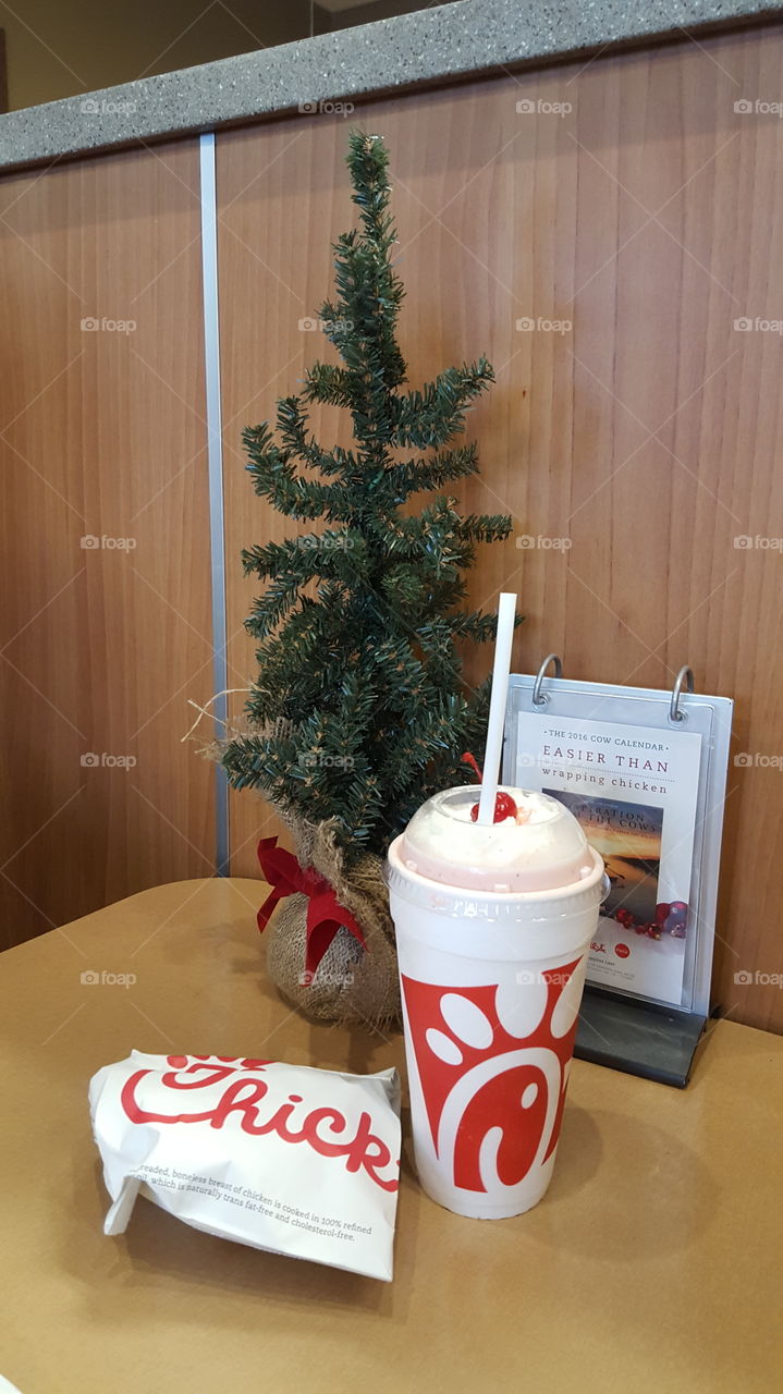 Chick-fil-A Christmas Eve lunch