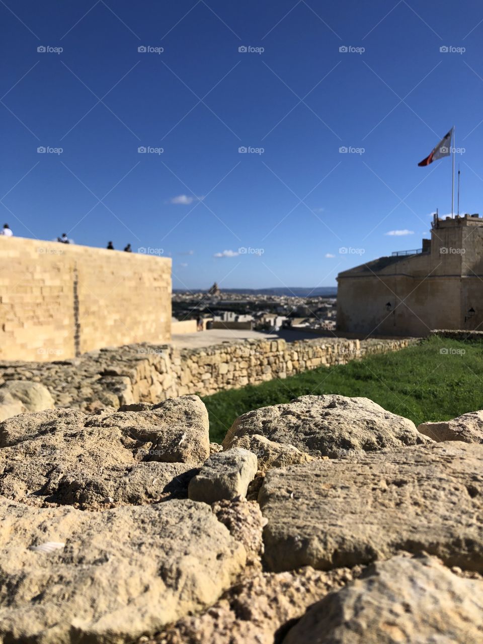 One picture of the Citadel in the sunny and warm Victoria, Gozo (an island just off the cost of Malta). 
