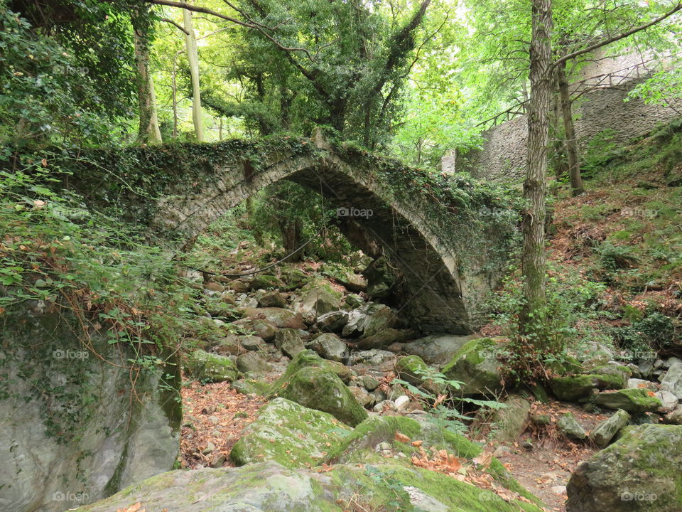 Ancient medieval bridge