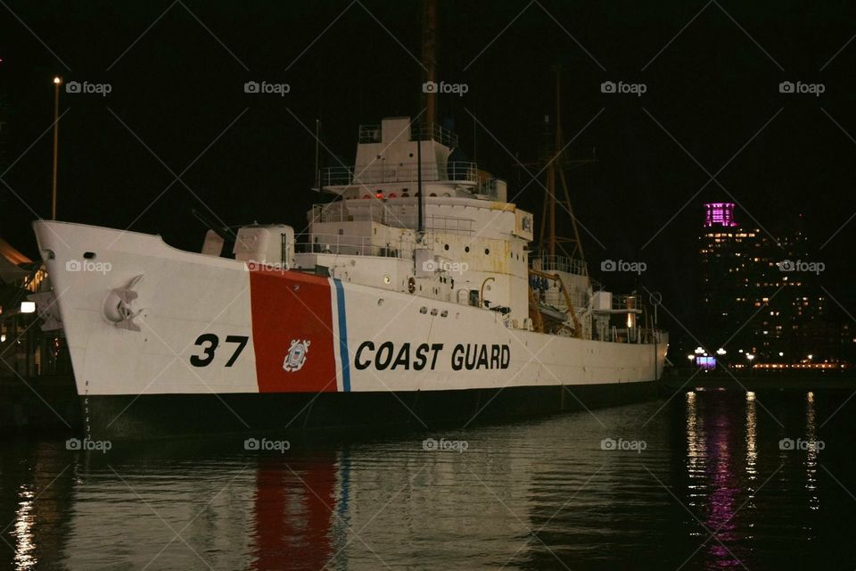 Coast Guard in Baltimore Harbor