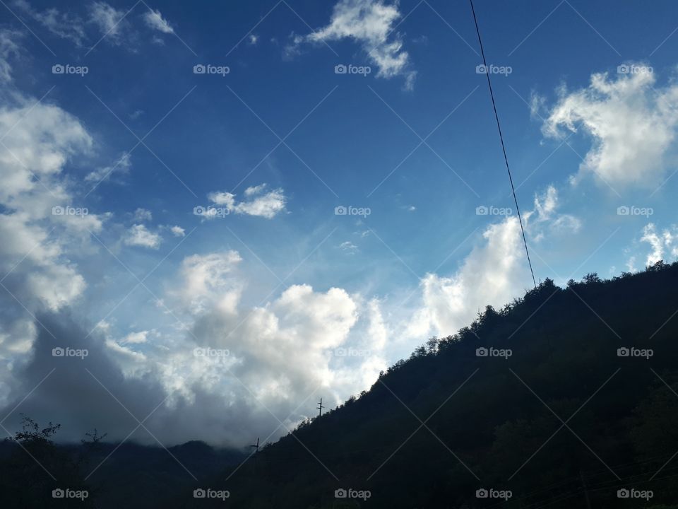 unbelievably skies and clouds after rain