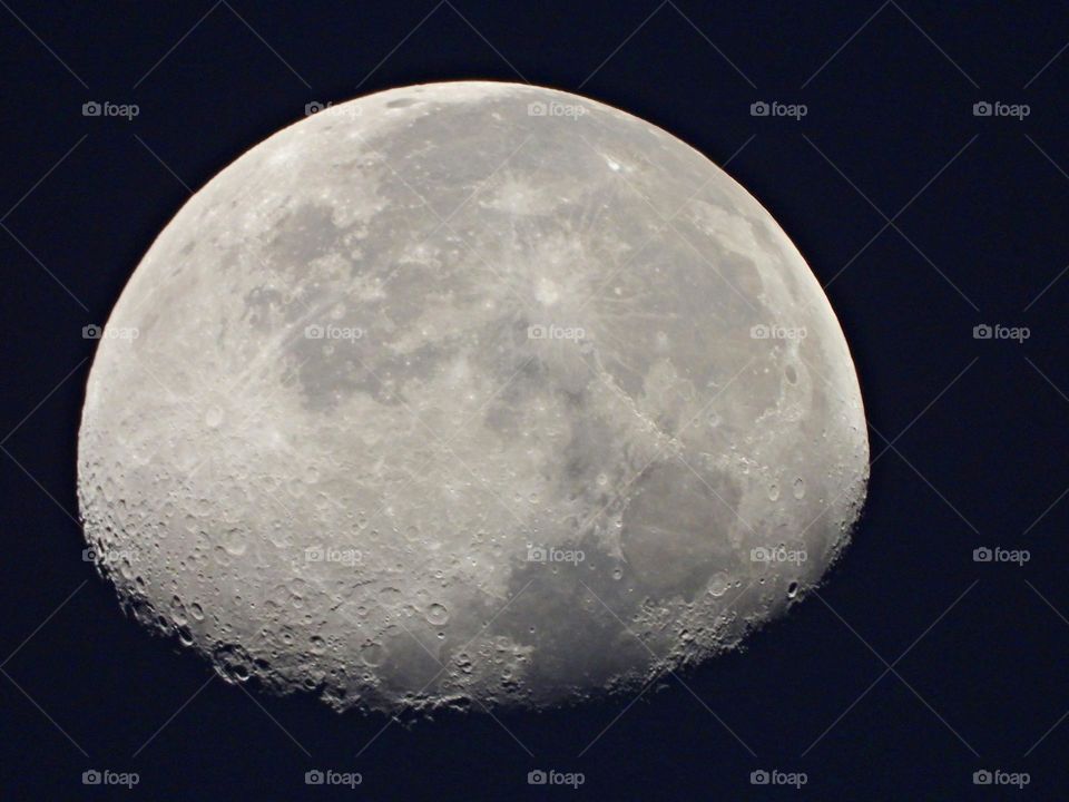 Fascinating moon shot - We always see the same side of the moon, because as the moon revolves around the Earth, the moon rotates so that the same side is always facing the Earth. But the moon still looks a little different every night