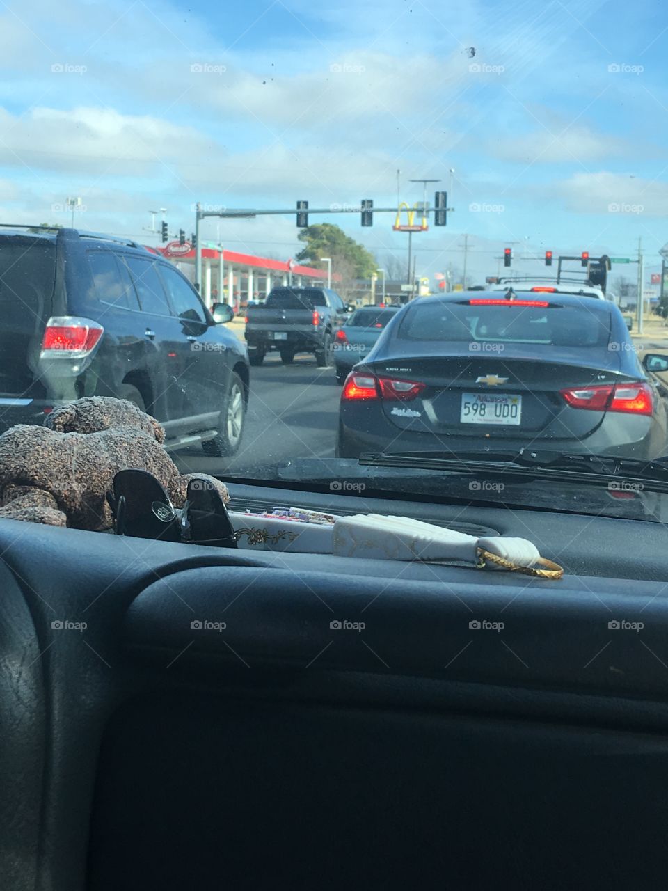 Heading out of the city and heading home after having our truck checked out,repaired.