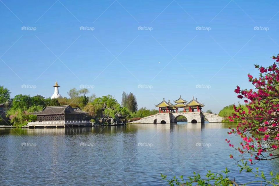 Beautiful Yangzhou city 