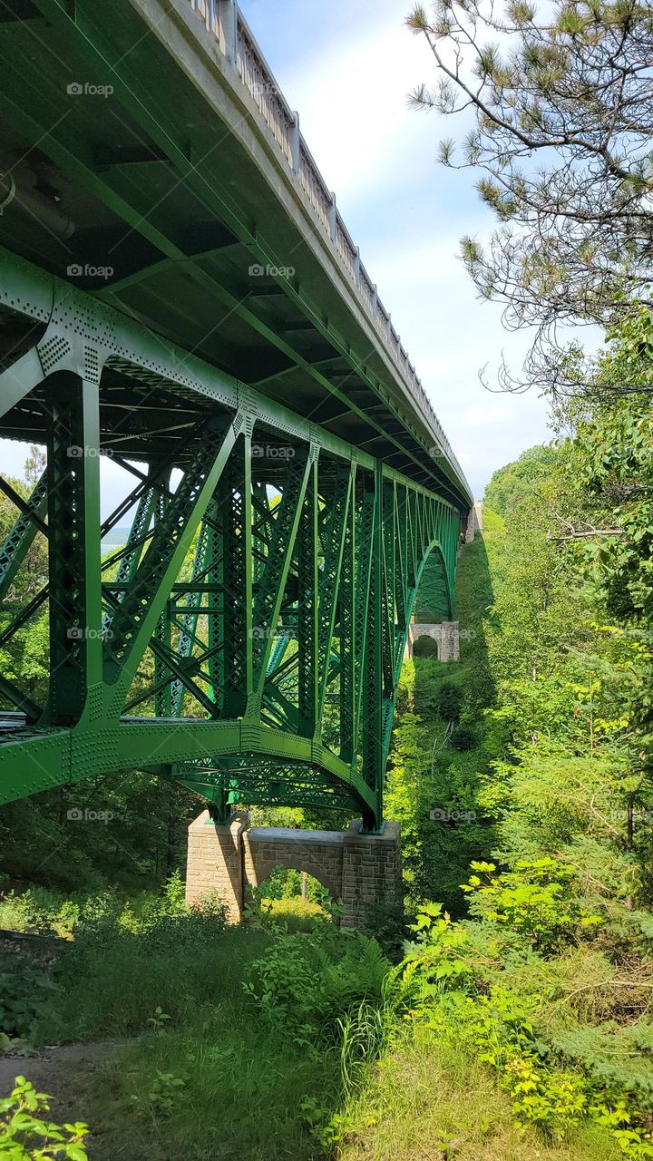 Under the Cut River Bridge