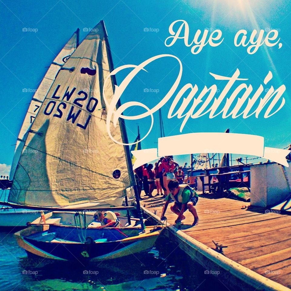 beach sky city blue by itsAus