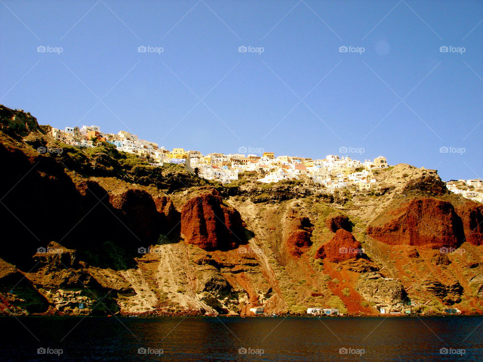 port old cliff santorini by k_thalia