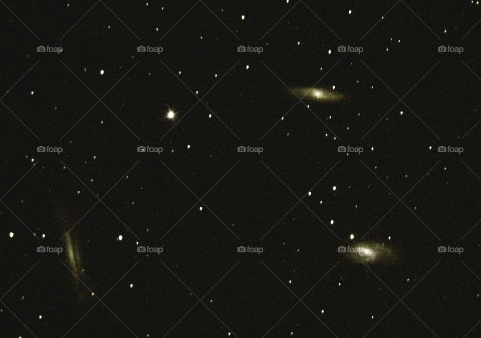 M65, M66, Hamburger Galaxy (Leo Triplet)