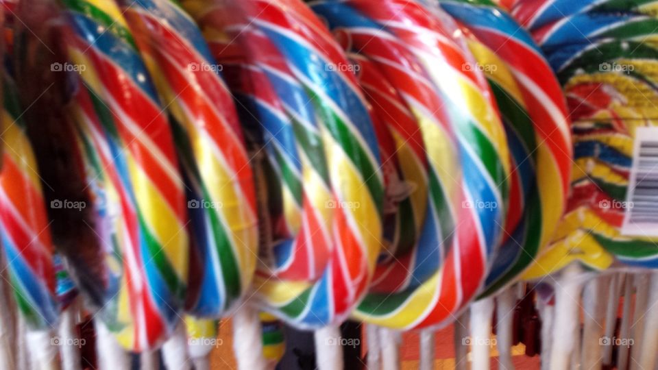 Lollipops. the colorful lollies were too glorious to eat so I snapped a pic instead.